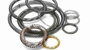 Canted coil spring 0.10 mm wire — Handa Springs