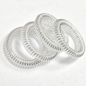 canted coil energizer for EMI gaskets